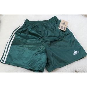 NWT 90s Y2K Vintage ADIDAS HOT SHOT LISBON SHORT Soccer Nylon Shiny Men's Small